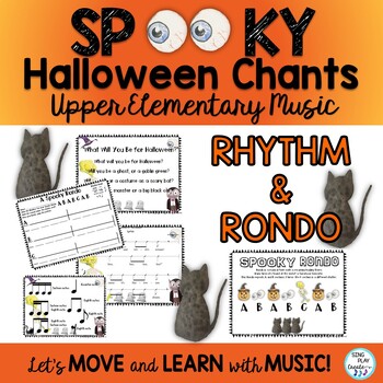 Preview of Spooky Halloween Chants for Upper Elementary Music Class