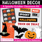 Spooky Halloween Classroom Decor, Bulletin Board & Door De