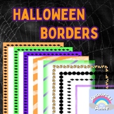 Spooky Halloween Borders {png, 8.5 x 11}