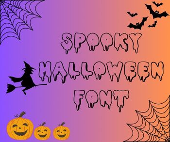 Preview of Spooky Halloween Fonts!
