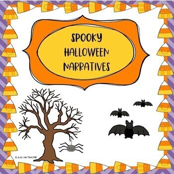 Preview of Spooky Halloween Narratives with Storyboard (Digital Included)