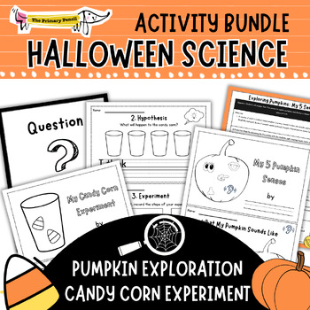 Preview of Spooky Halloween Science Activity Bundle | K-3 Scientific Investigations