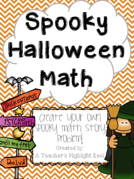 Preview of Spooky Halloween Story Problems