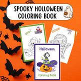 Spooky Holloween Coloring Book