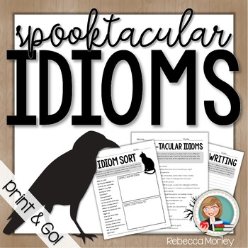 Preview of Halloween Idioms Activity