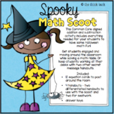 Spooky Math Halloween Scoot