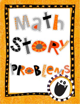 Preview of Fall Math Story Problems