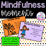 Spooky Mindfulness Moments Interactive & Printable Task Ca