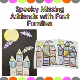 Spooky Missing Addend Fact Families Craft