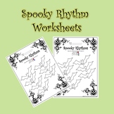 Spooky Rhythm Worksheets