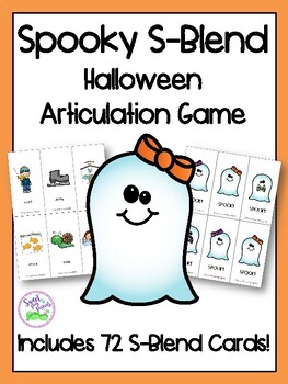 Preview of Spooky S-Blend Halloween Articulation Game