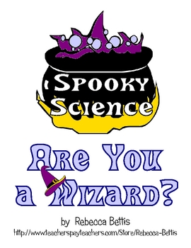 Preview of Spooky Science FREEBIE: Are You a Wizard? Potions Test Experiment