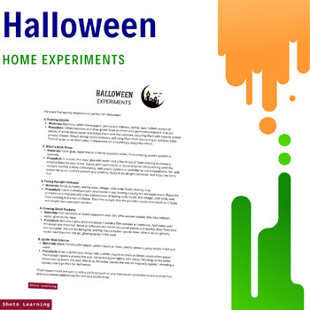 Preview of Spooky Science: Halloween Experiment Kit for Thrilling At-Home Activities