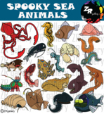 Spooky Sea Animals Clipart_ZRgallery