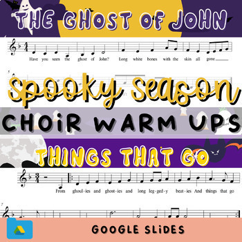Preview of Spooky Season (Halloween) - Choir Warmups/Rounds