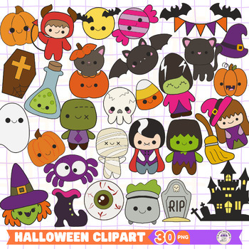 Preview of Spooky Season Halloween Clipart