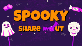 Spooky Share-Out (Open-Ended Prompts for Students) by Koch Like Cook