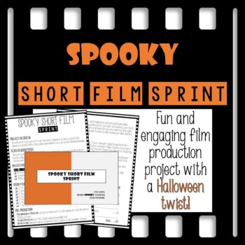 Preview of Spooky Short Film Sprint Complete Unit Plan