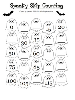 Preview of Spooky Skip Counting