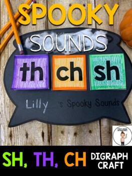 Preview of Spooky Sounds: Digraph Craft for Halloween