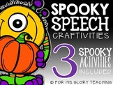 Spooky Speech {Craftivities}