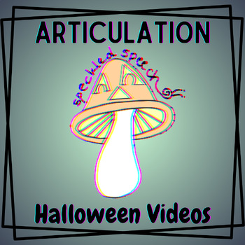 Preview of Spooky Speech Stories HALLOWEEN Articulation Video Bundle
