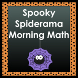 Spooky Spiderama Morning Math