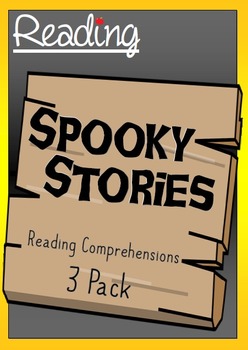 Preview of Halloween Reading Comprehensions - 3 Pack - Three Spooky Stories and Questions