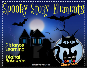 Preview of Spooky Story Elements Digital Sorting Activity
