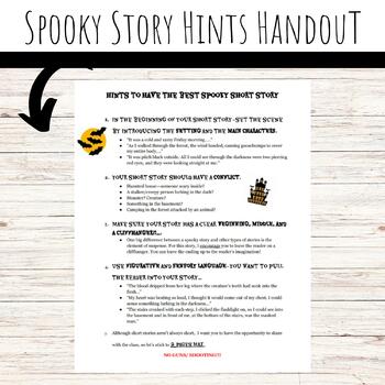 Preview of Spooky Story Hints Handout