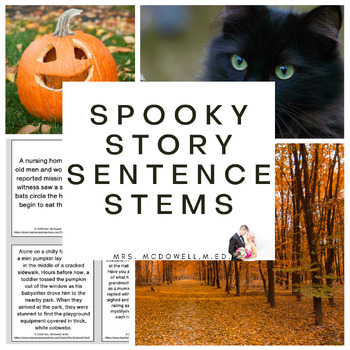 Preview of Spooky Story Sentence Stems