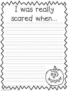 Spooky Story Writing {Freebie!} by The Bubbly Blonde | TpT