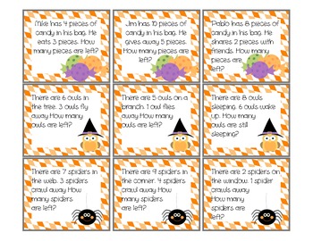 Spooky Subtraction by Tally Tales Literacy | Teachers Pay Teachers