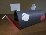 Spooky Treats Mailbox Craft, Halloween Printable Template,