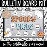 Spooky Vibes Retro Halloween Bulletin Board Kit