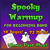 Spooky Warm Up - Flex Arrangement for Beginning Band