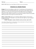 Spooky Writing Activity for 3rd Grade