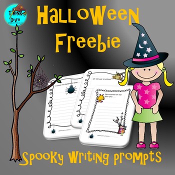 Preview of Spooky Writing Prompts, Digital Activities