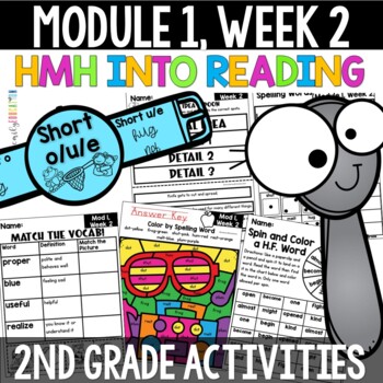 Preview of Spoon Module 1 Week 2 HMH Into Reading 2nd Grade PRINT and Digital