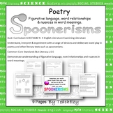 Spoonerisms Poetry Lesson Plan