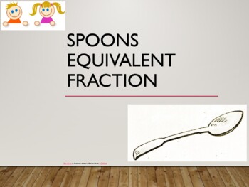 Preview of Spoons Equivalent Fractions Game