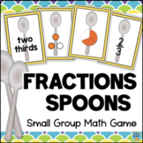 Identifying Fractions Game Spoons Fraction Names Models Be