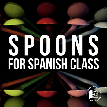 Preview of Spoons for Spanish classes - Game