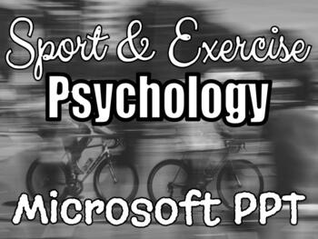 Preview of Sport & Exercise Psychology Microsoft PPT Presentation