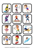 Sport / Fitness / Health Memory Game - 57 Images