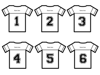 black white sports jersey template for team uniforms and Soccer t