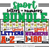 Sport Letters and Numbers Bundle