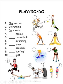DO, GO and PLAY with Sports and Activities
