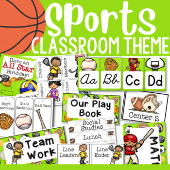 Sport Theme Classroom Decor Bundle