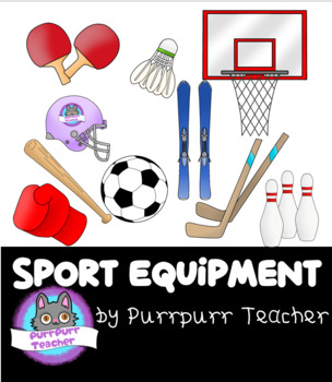 Preview of Sport equipment clip art